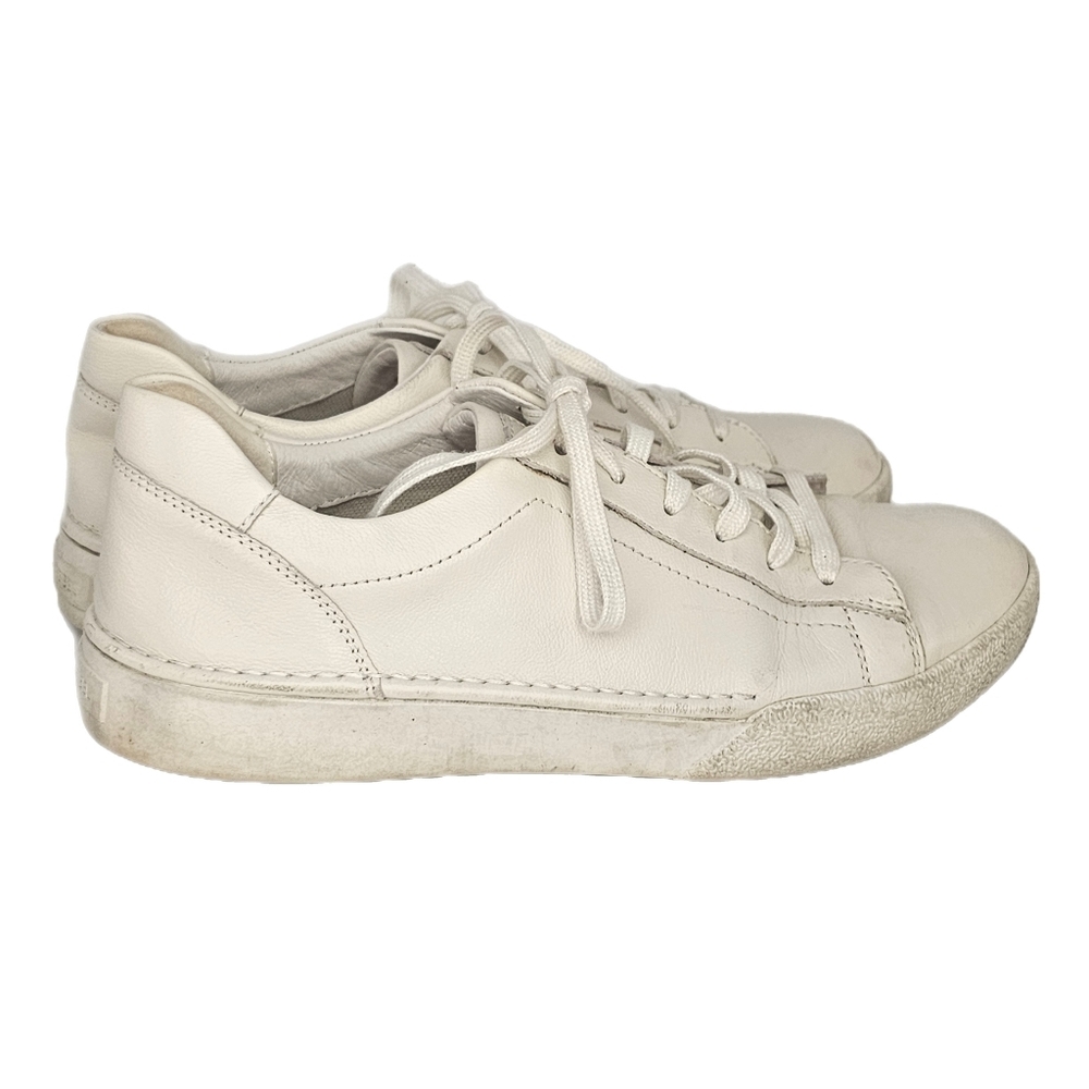Josef Seibel Claire 01 White Leather Sneakers Women’s Size 9 Us